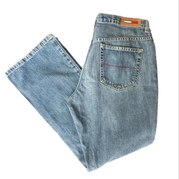 Tommy Hilfiger Vintage Bootcut Jeans Hipster 12 - Picture 1 of 9
